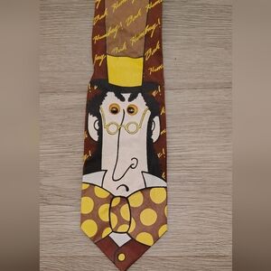 Vintage Ebenezer Scrooge Bah Humbug Novelty Tie